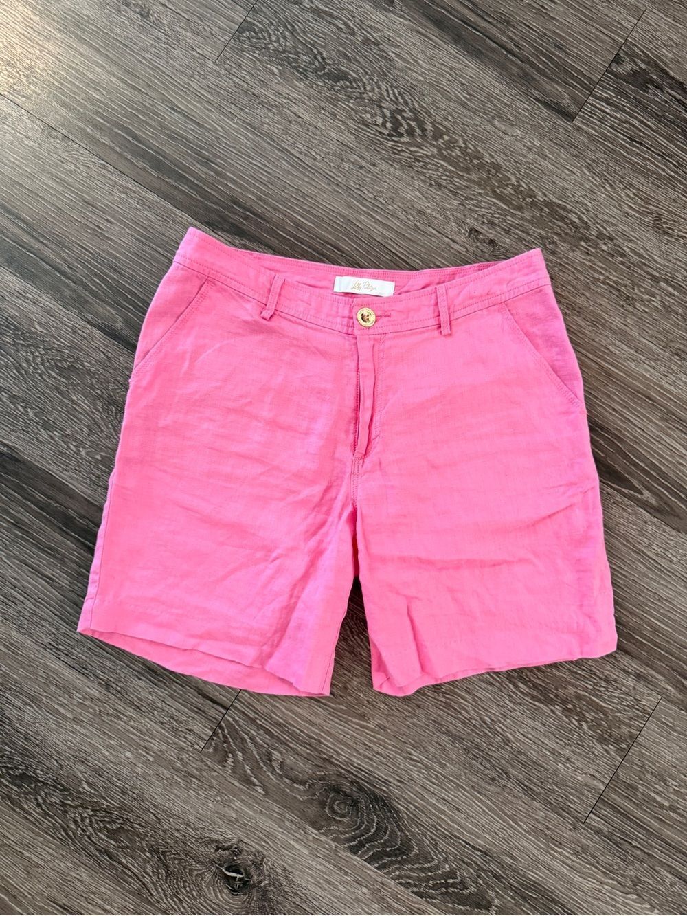 Lilly Pulitzer Pink Linen Shorts